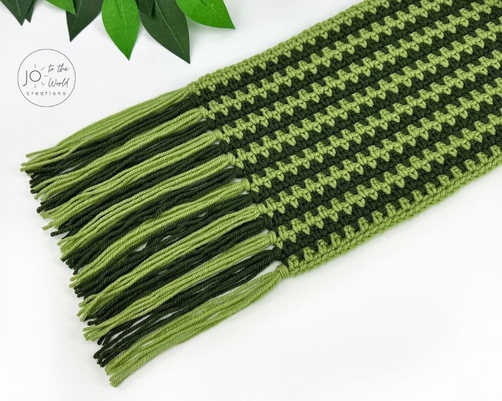 Moss Stitch Scarf Crochet Pattern | Easy Crochet Scarf Pattern With ...