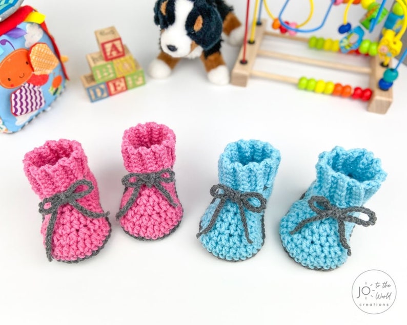 Baby Booties Crochet Pattern image 8