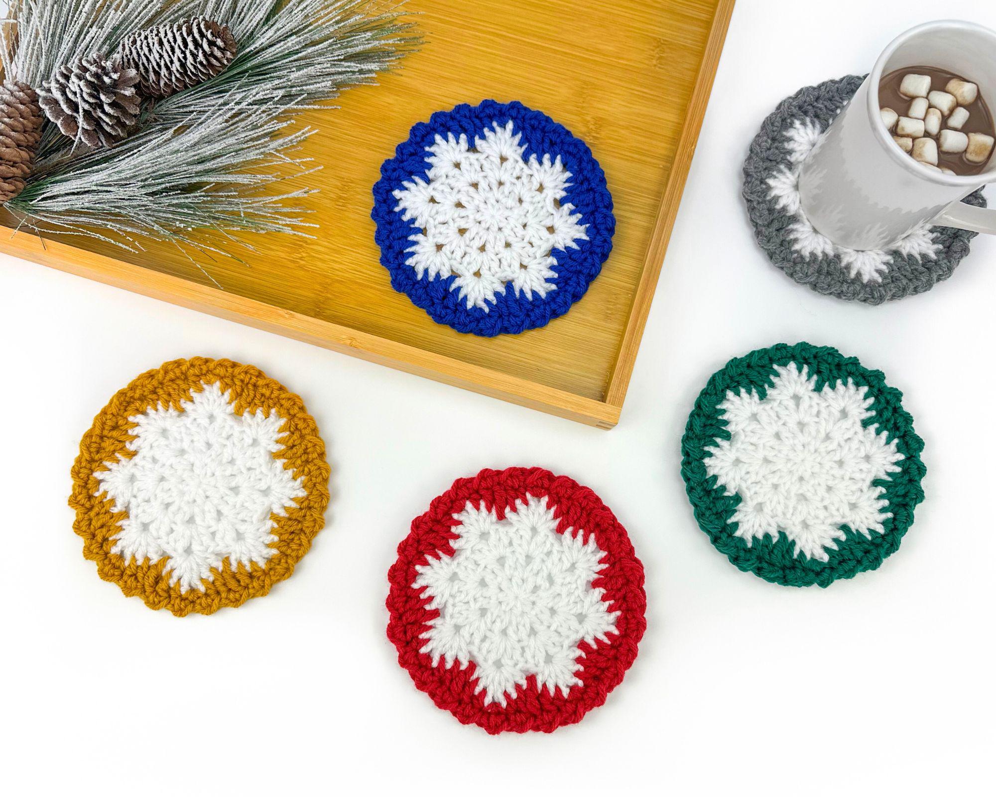 Snowflake Coaster Crochet Pattern Crochet Snowflake