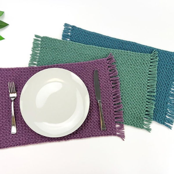 Easy Crochet Placemat Pattern