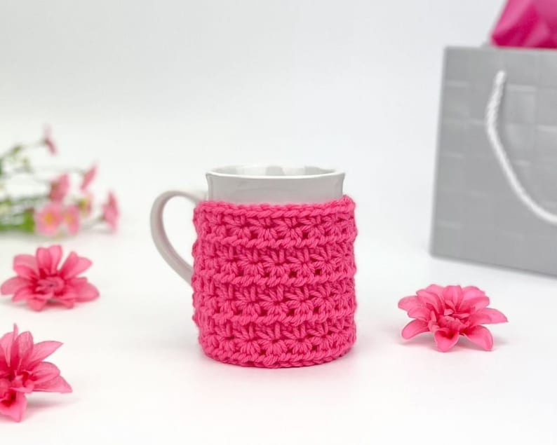 Crochet Coffee Cozy Pattern image 1