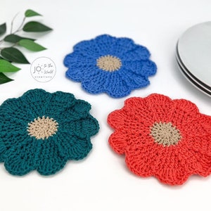 Flower Dishcloth Crochet Pattern image 3