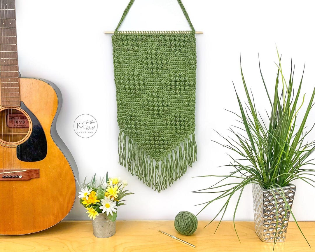 Boho Wall Hanging – PDF Crochet Pattern - Etsy