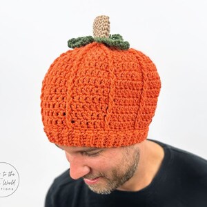 Crochet Pumpkin Hat Pattern Bild 4