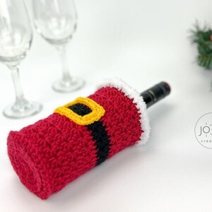 Christmas Wine Bottle Holder Crochet Pattern image 3
