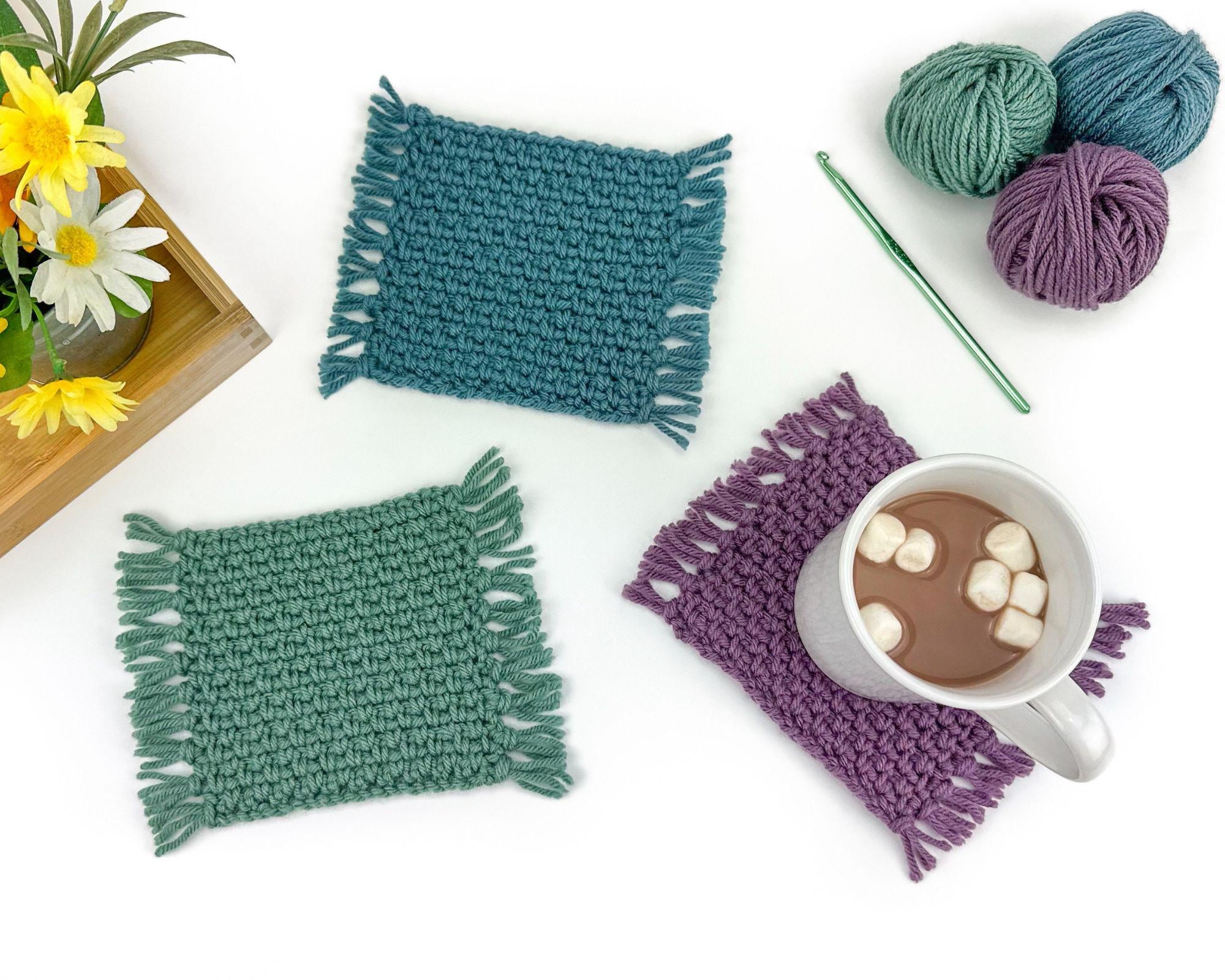 37 Mug Rug Crochet Patterns: Enhance Your Coffee Breaks in Style! 30 Easy Mug Rug Crochet Pattern Crochet Mug Rugs Square