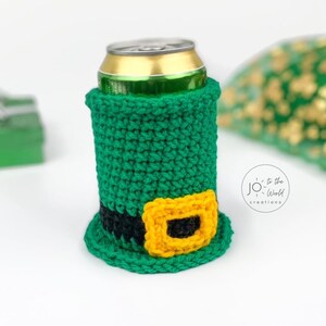 St. Patrick's Day Can Cozy Crochet Pattern image 2