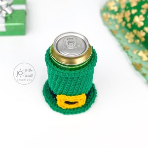 St. Patrick's Day Can Cozy Crochet Pattern image 5