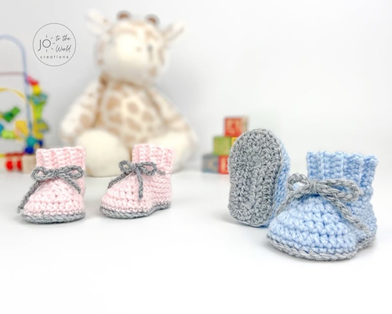 Baby Booties Crochet Pattern image 6