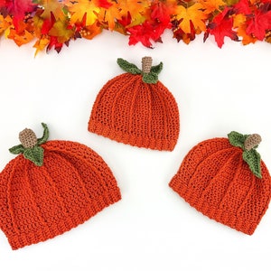 Crochet Pumpkin Hat Pattern image 1