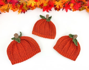 Crochet Pumpkin Hat Pattern