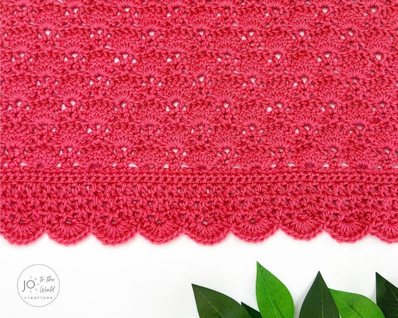 Lacy Baby Blanket Crochet Pattern Christening Blanket Heirloom Blanket Crochet Lace Pattern image 7