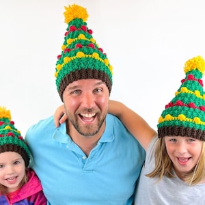 Crochet Christmas Tree Hat Pattern