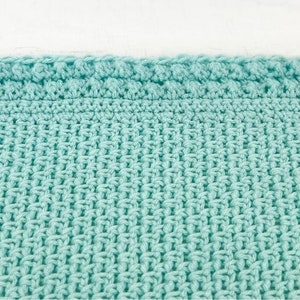 Moss Stitch Baby Blanket Crochet Pattern image 7