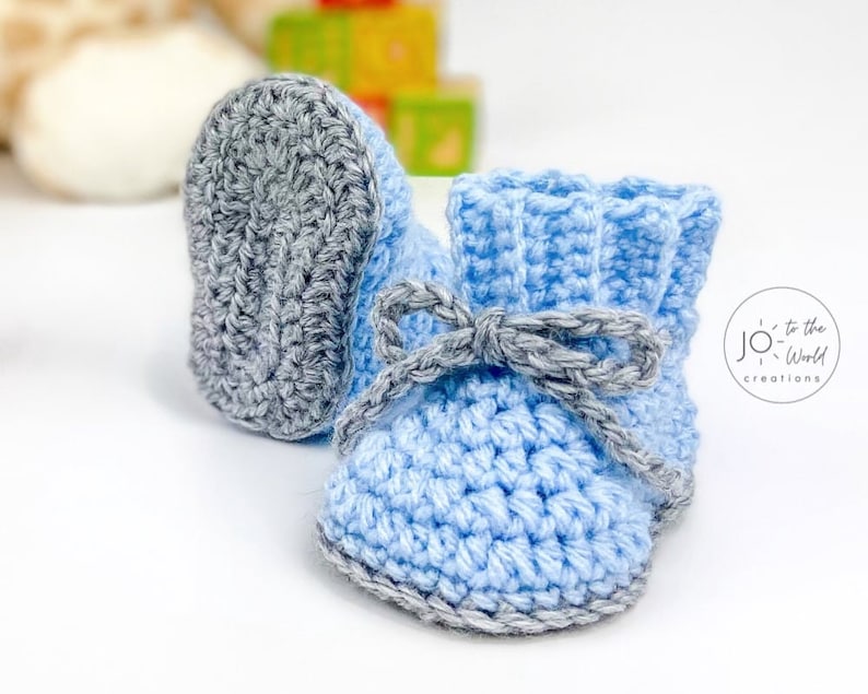 Baby Booties Crochet Pattern image 2