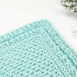 Moss Stitch Baby Blanket Crochet Pattern image 2