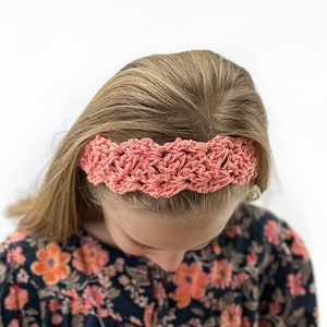 Crochet Headband Women, Teen & Girls  | Summer Headband Crochet Pattern PDF