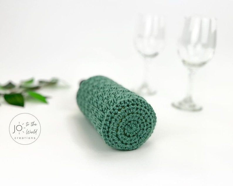 Wine Bottle Holder Crochet Pattern image 5