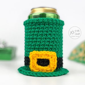 St. Patrick's Day Can Cozy Crochet Pattern image 3