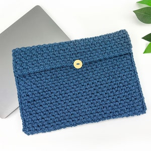 Crochet Laptop Case Pattern | Easy Laptop Sleeve Crochet Pattern