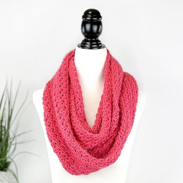 Infinity Scarf Crochet Pattern | Easy Crochet Infinity Scarf | PDF Instant Download