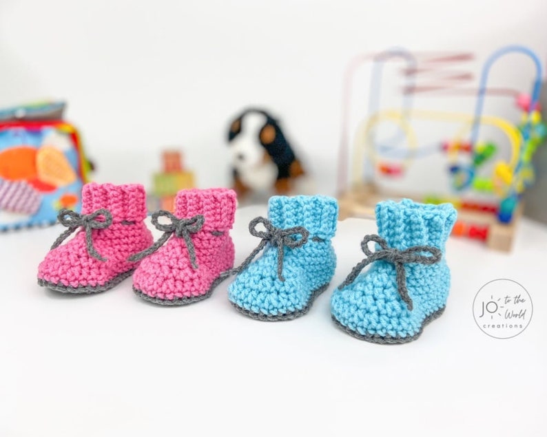 Baby Booties Crochet Pattern image 3