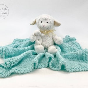 Moss Stitch Baby Blanket Crochet Pattern image 6