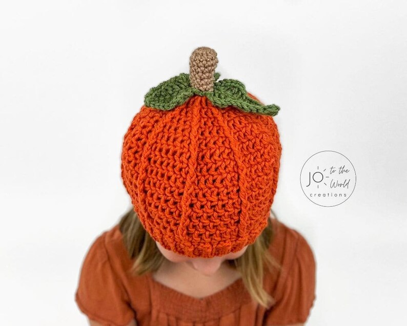 Crochet Pumpkin Hat Pattern image 9