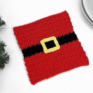 Christmas Dishcloth Crochet Pattern