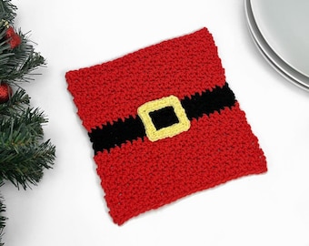 Christmas Dishcloth Crochet Pattern