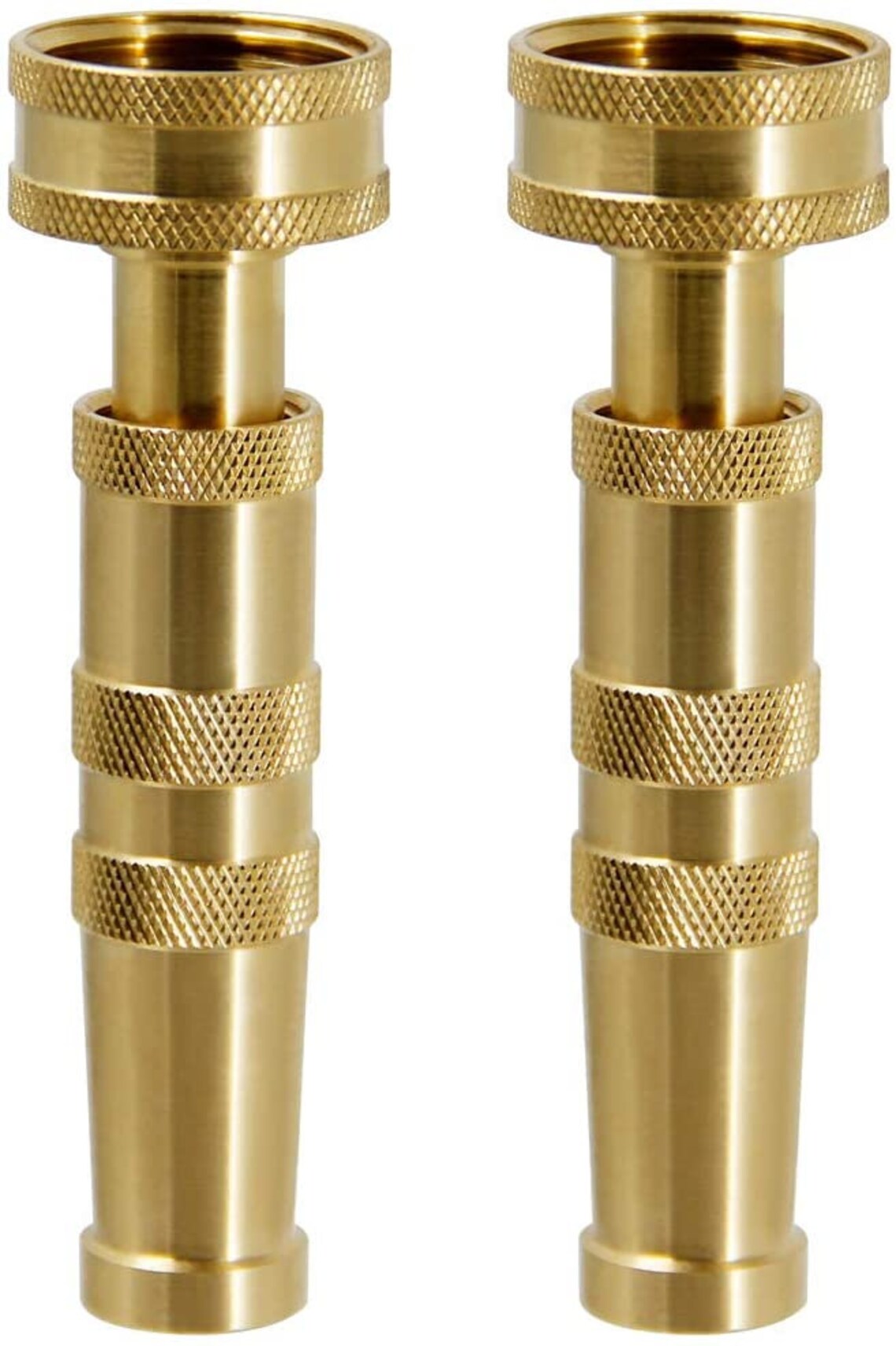 Solid Brass Garden Spray Nozzle 4 Adjustable Twist Water Etsy