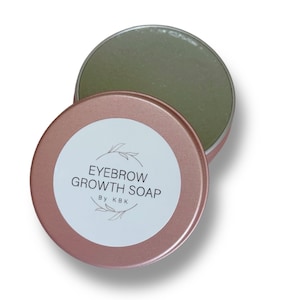EYEBROW GROWTH 100% pure and Natural-eyebrow soap Eyebrow Styling  Organic Eyebrow Makeup Eyebrow soap
