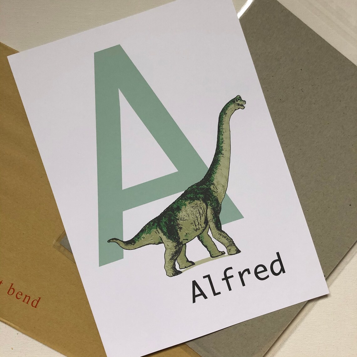 lettre dinosaure