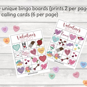 Valentine’s Day Bingo // Instant Download Printable // Classroom Game