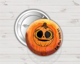 Cute HHN Halloween Lil Boo Button, pumpkin button, boo button, HHN button, halloween button, lil boo button, cute pumpkin button