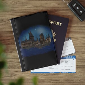Wizard Castle Night Sky Stars Passport Cover image 1