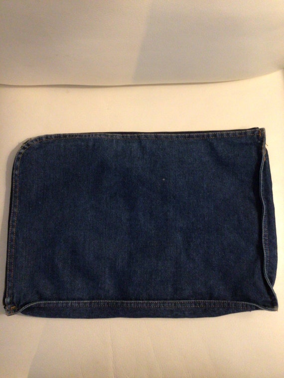 Rare Vintage GWG denim, jean bag. Metal zipper. C… - image 3