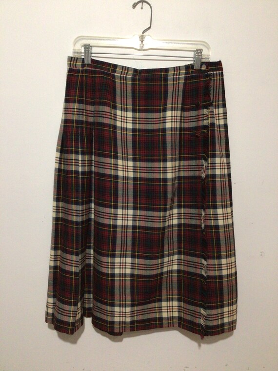 NOM-D woven kilt skirt