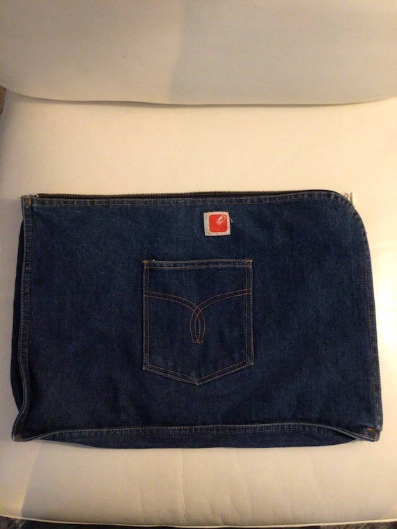 Rare Vintage GWG denim, jean bag. Metal zipper. C… - image 1
