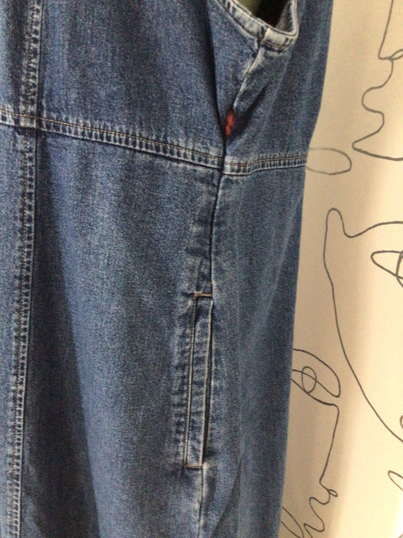 Woolrich maxi jean dress. Metal zipper, back slit… - image 2