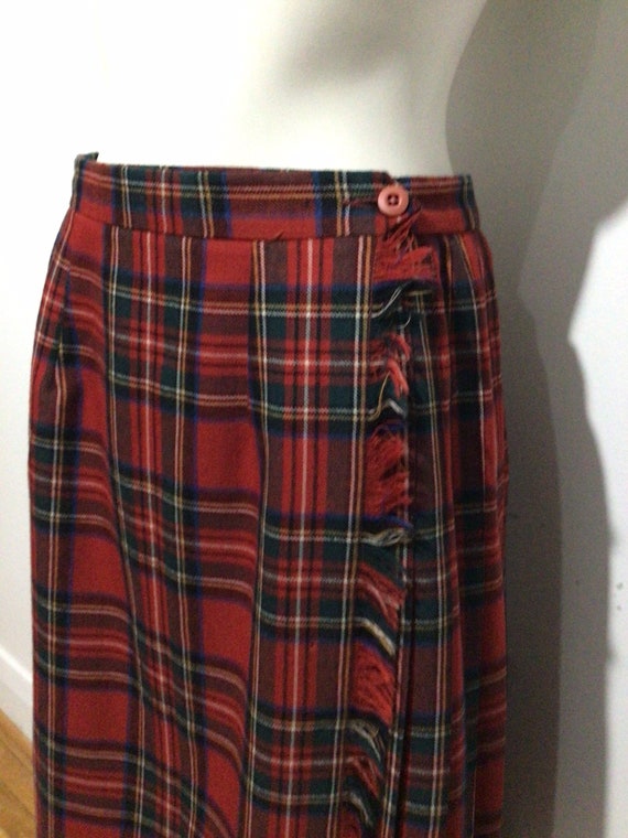 Tartanista Antique Buchanan Pleated Kilt Skirt – Wrap Around, Knee Length, 100% Acrylic Wool, UK Sizes 6-28
