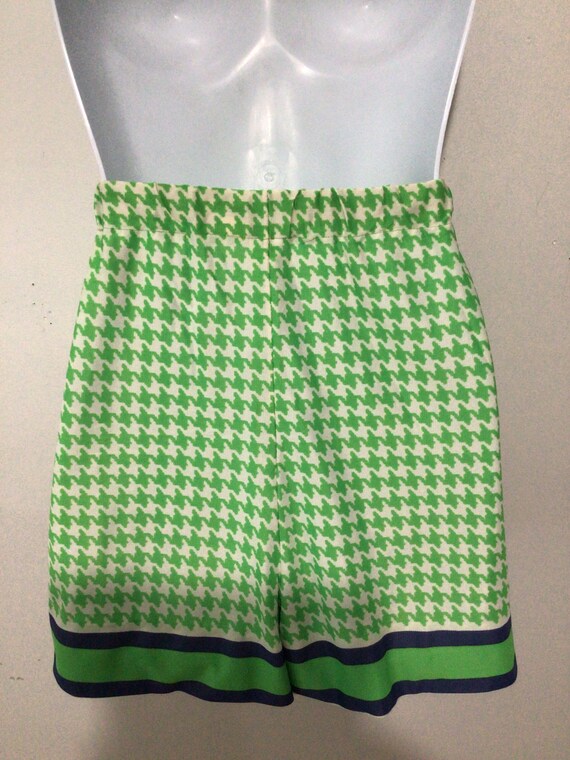 Vintage 70s 2 pc. hot pants and skirt. Double dut… - image 3