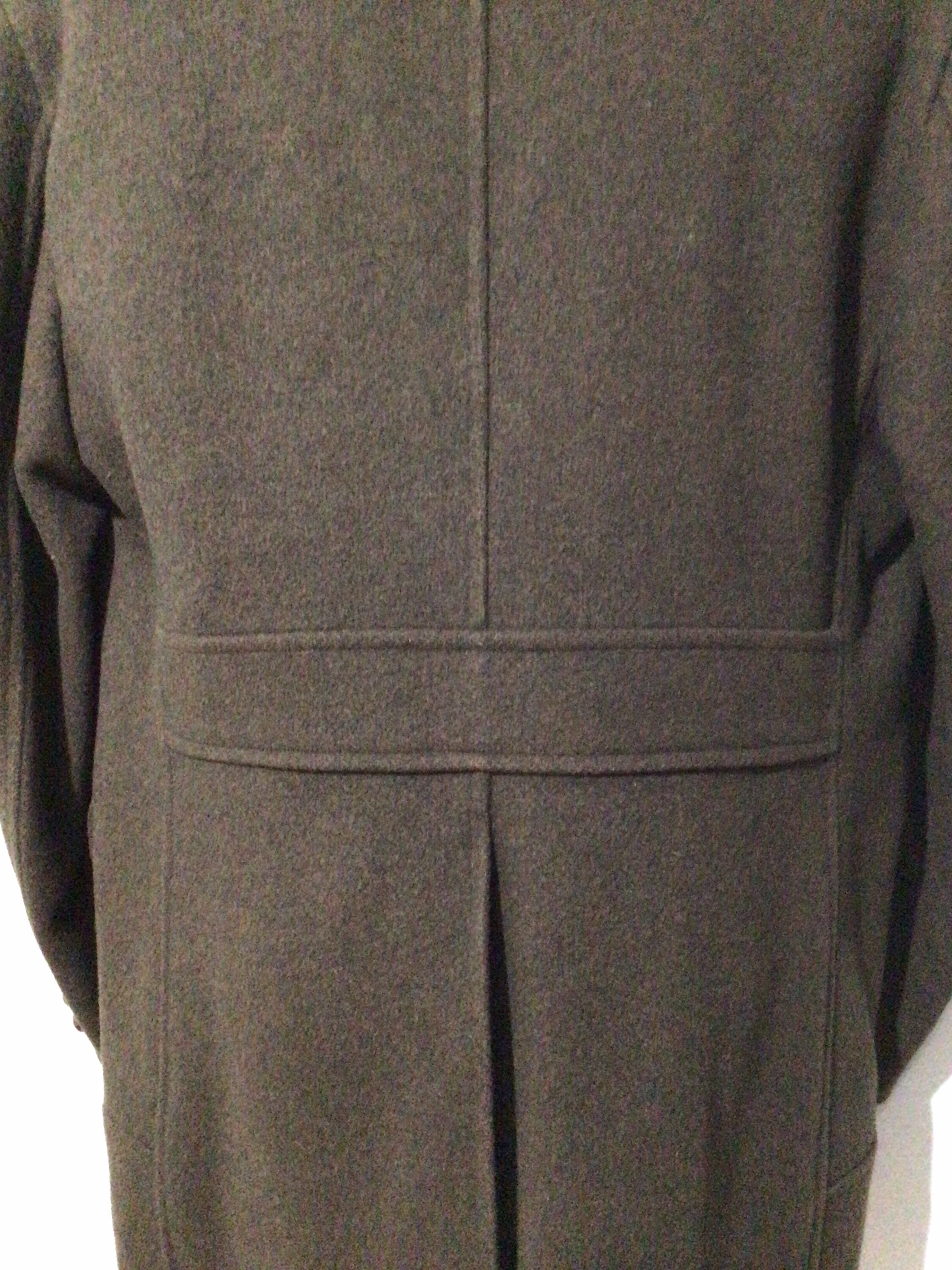 Vintage 60s Brown Mens Wool Car Coat Jacket. Check Lining Etsy