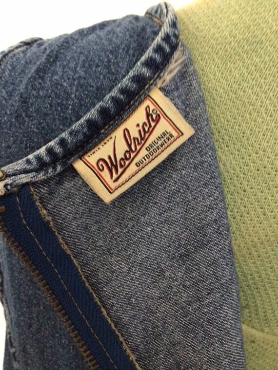 Woolrich maxi jean dress. Metal zipper, back slit… - image 8