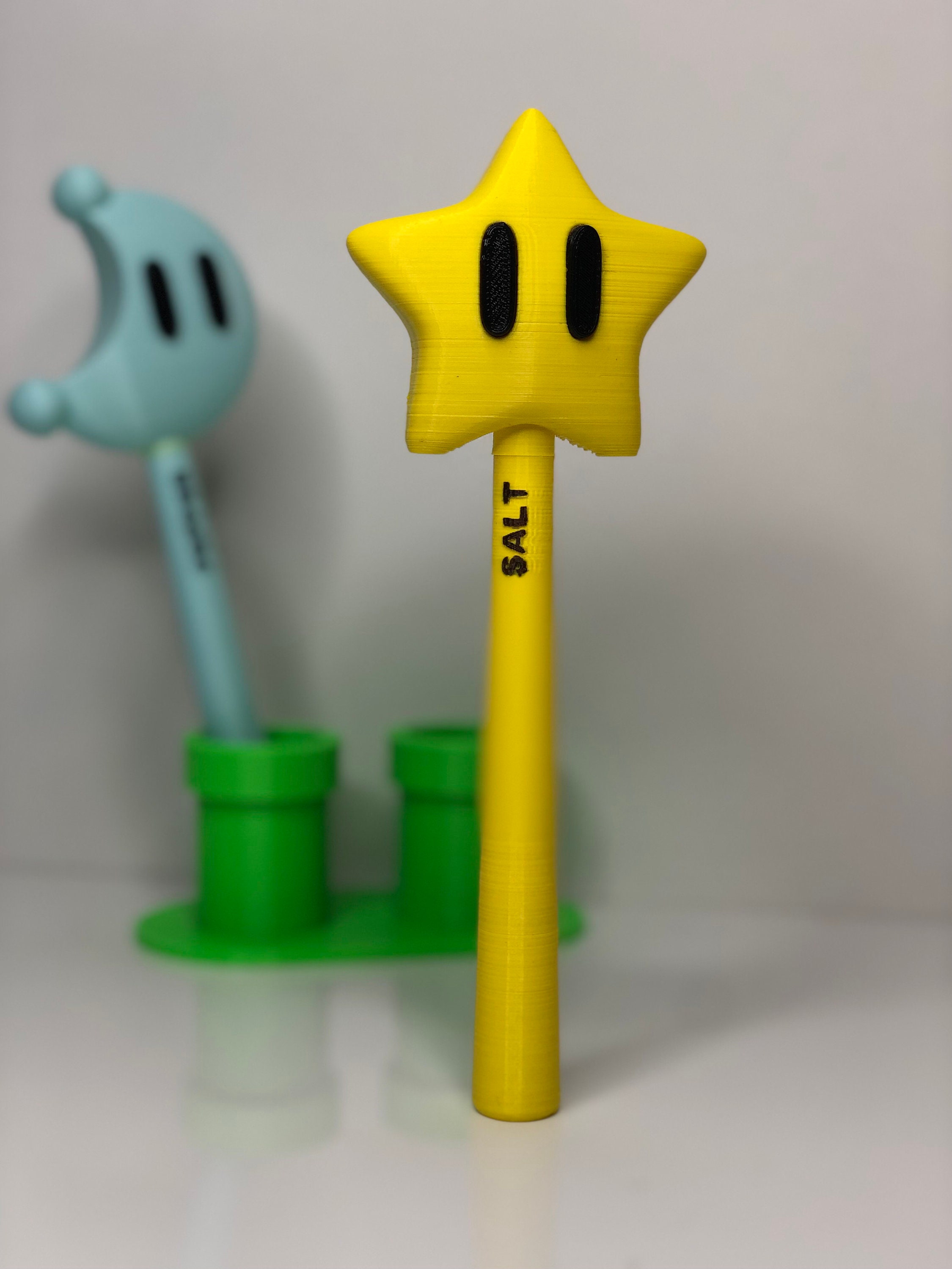 Power Star Wand Salt and Pepper Shakers Inspired by Super Etsy