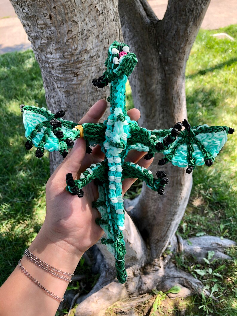 Rainbow Loom Wings of Fire Medium Seawing Turtle | Etsy