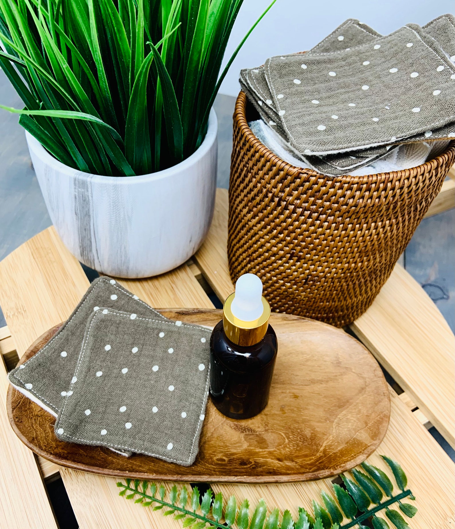 12 Reusable Cotton Muslin Flannel Facial Rounds Soft Etsy