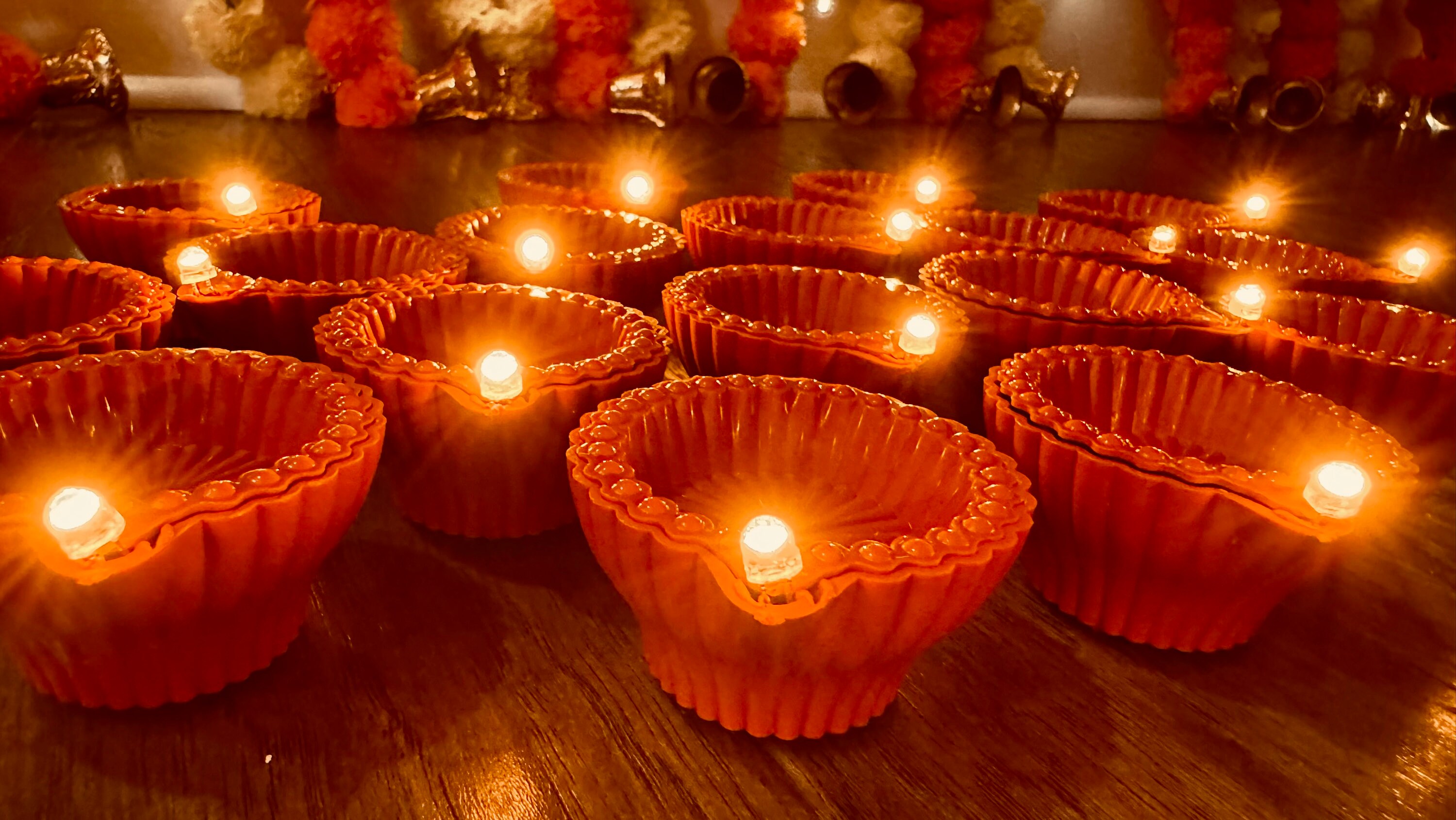 Amazon.co.jp : Diya Diwali ストリングライト デコレーション