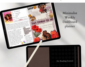 Digital Bullet Journal, Reading Journal for Goodnotes, Book Tracker, Reading Log, Reading Planner for iPad, Digital Bookshelf, Reading List