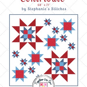 Contribute PDF Quilt Pattern 68" X 71"